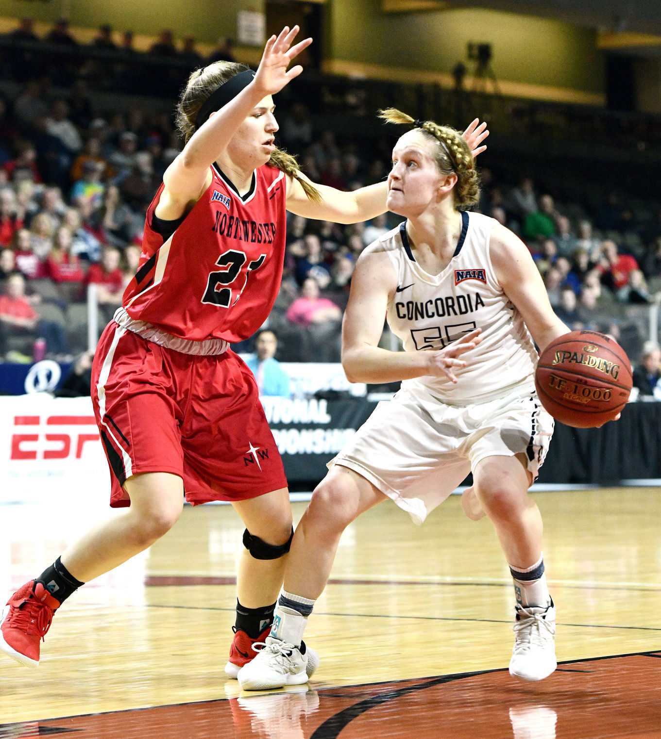 Northwestern vs Concordia NAIA basketball